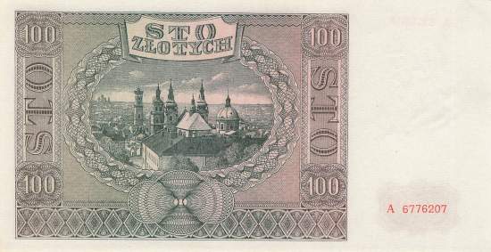 100 Zloty Polen p103 1941